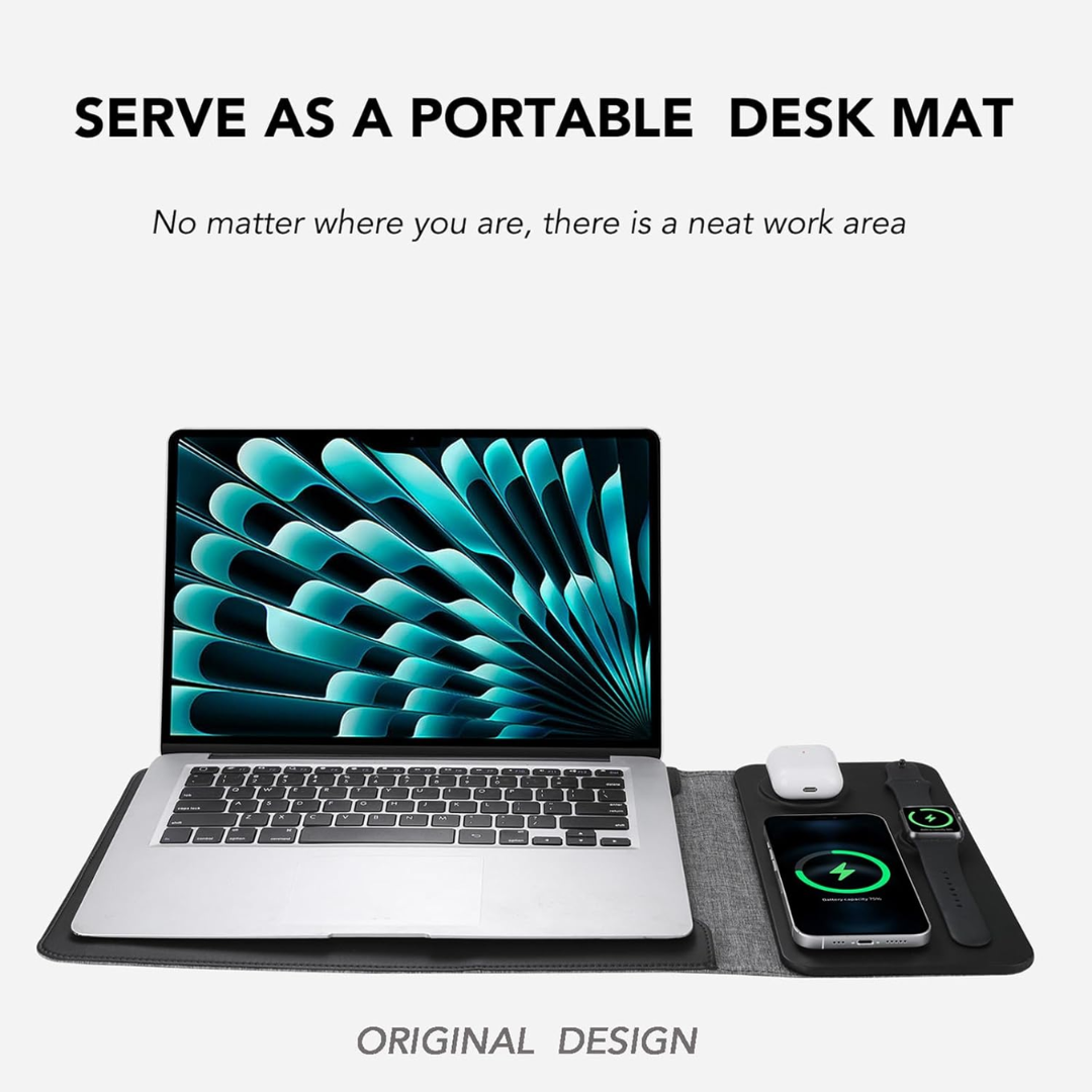5in1 Wireless Charging Laptop Sleeve
