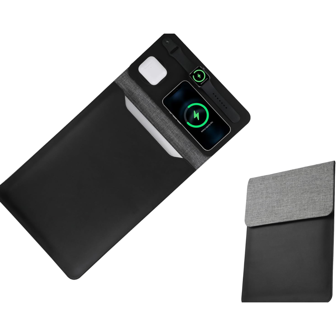 5in1 Wireless Charging Laptop Sleeve